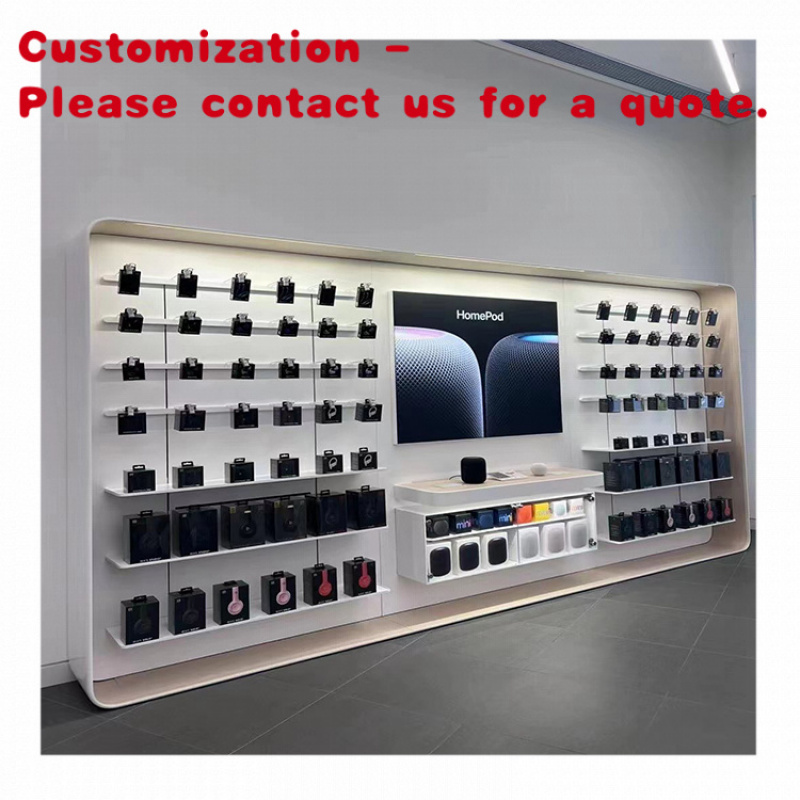 Phone Accessories Rack - custom.Modern Mobile Phone Accessories Cabinet Wall