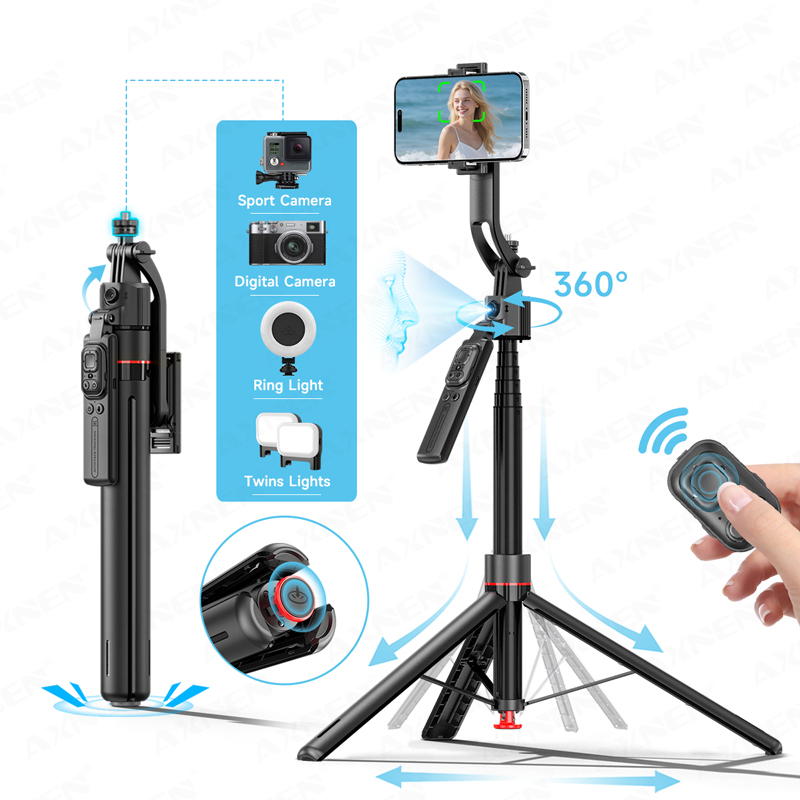 Selfie Stick Tripod - TT07 AI Face Tracking Gimbal 69