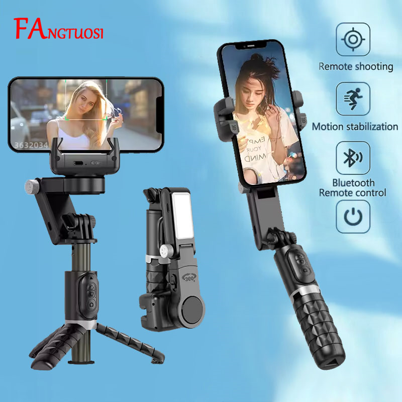 Selfie Stick Tripod - FANGTUOSI 360 Rotation Gimbal,Selfie Stick Tripod