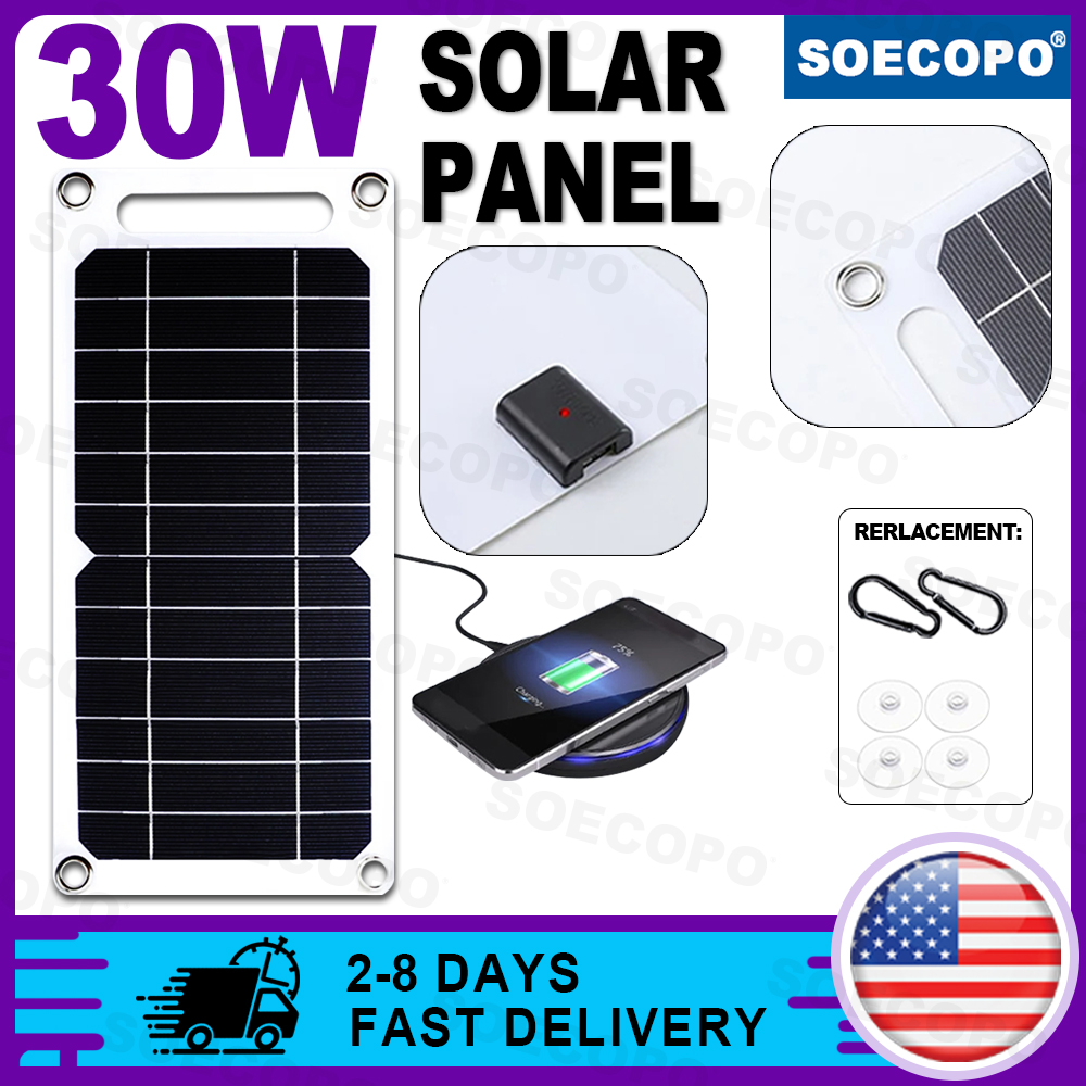 Phone Accessories Warehouse - SOECOPO 30W Lightweight Flexible Solar Panel