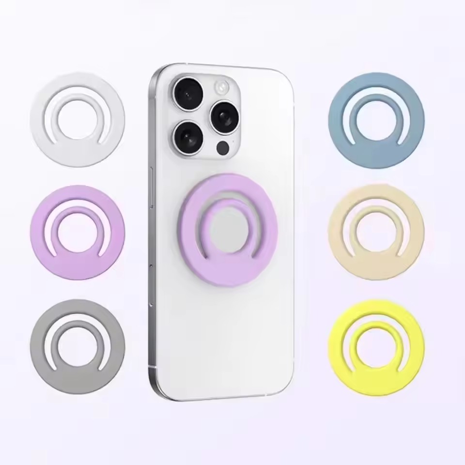 Phone Accessories Holder Car - Magnetic Silicone Stand Finger Ring Car