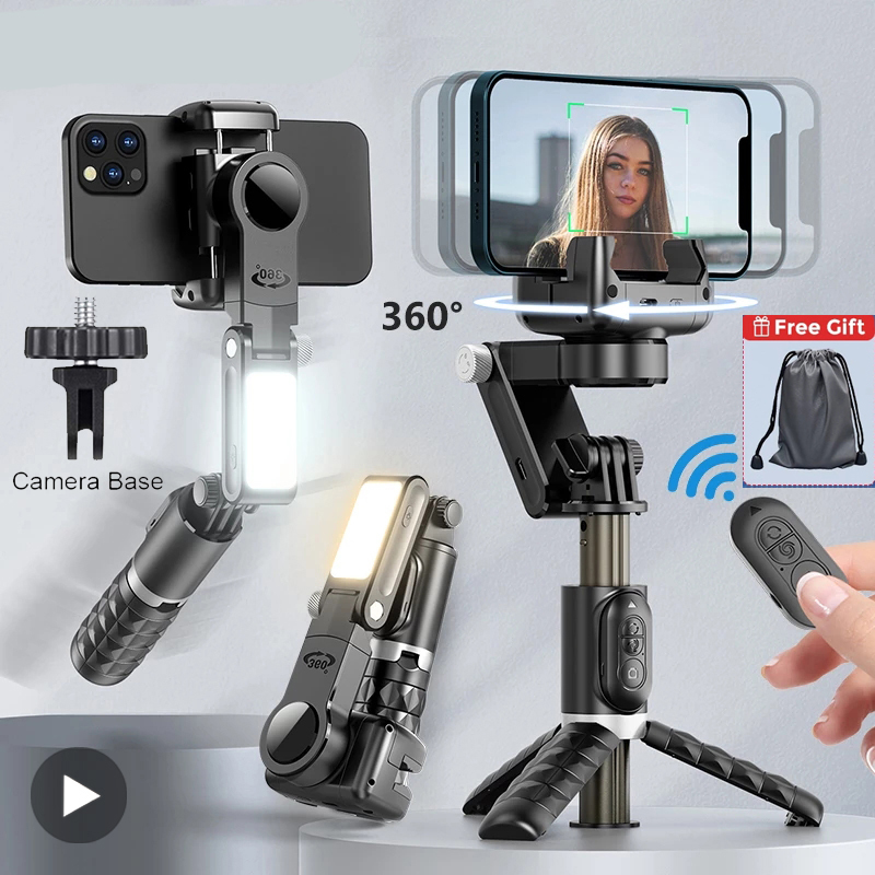 Selfie Stick Tripod - Selfie Stick Phone Gimbal Stabilizer For