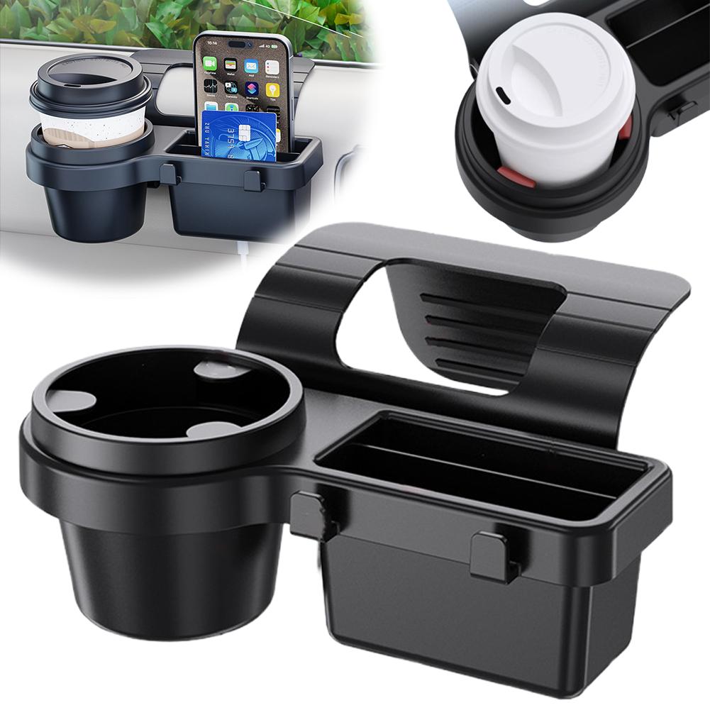 Phone Accessories Rack - Car Organizer Box With Cup Holder