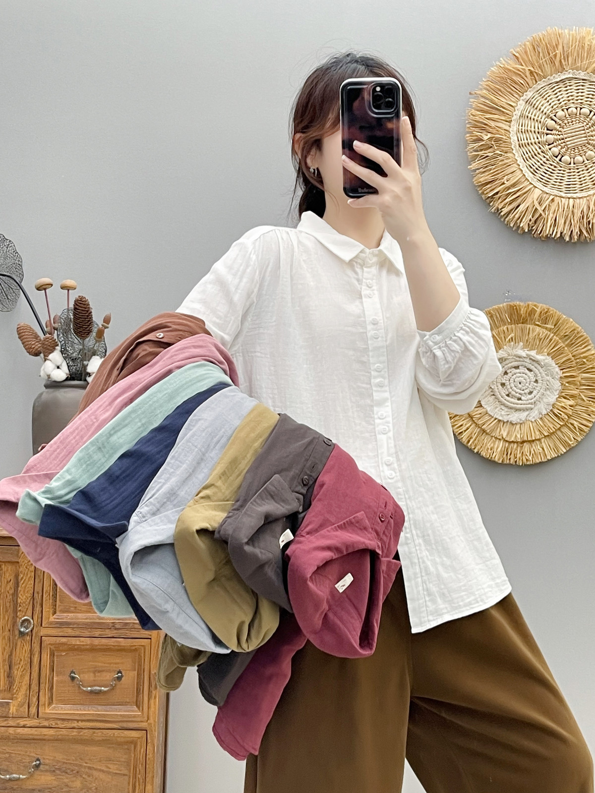 Phone Accessories On Top - Women’s S M L Size Top