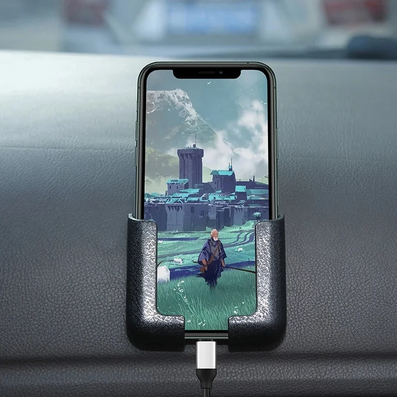 Phone Accessories Rack - Self-Adhesive Dashboard Phone Mount Holder Car