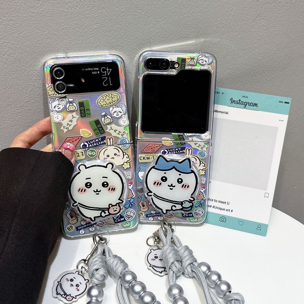 Z Phone Accessories - Anime Chiikawa Hachiware Cartoon Suitable for