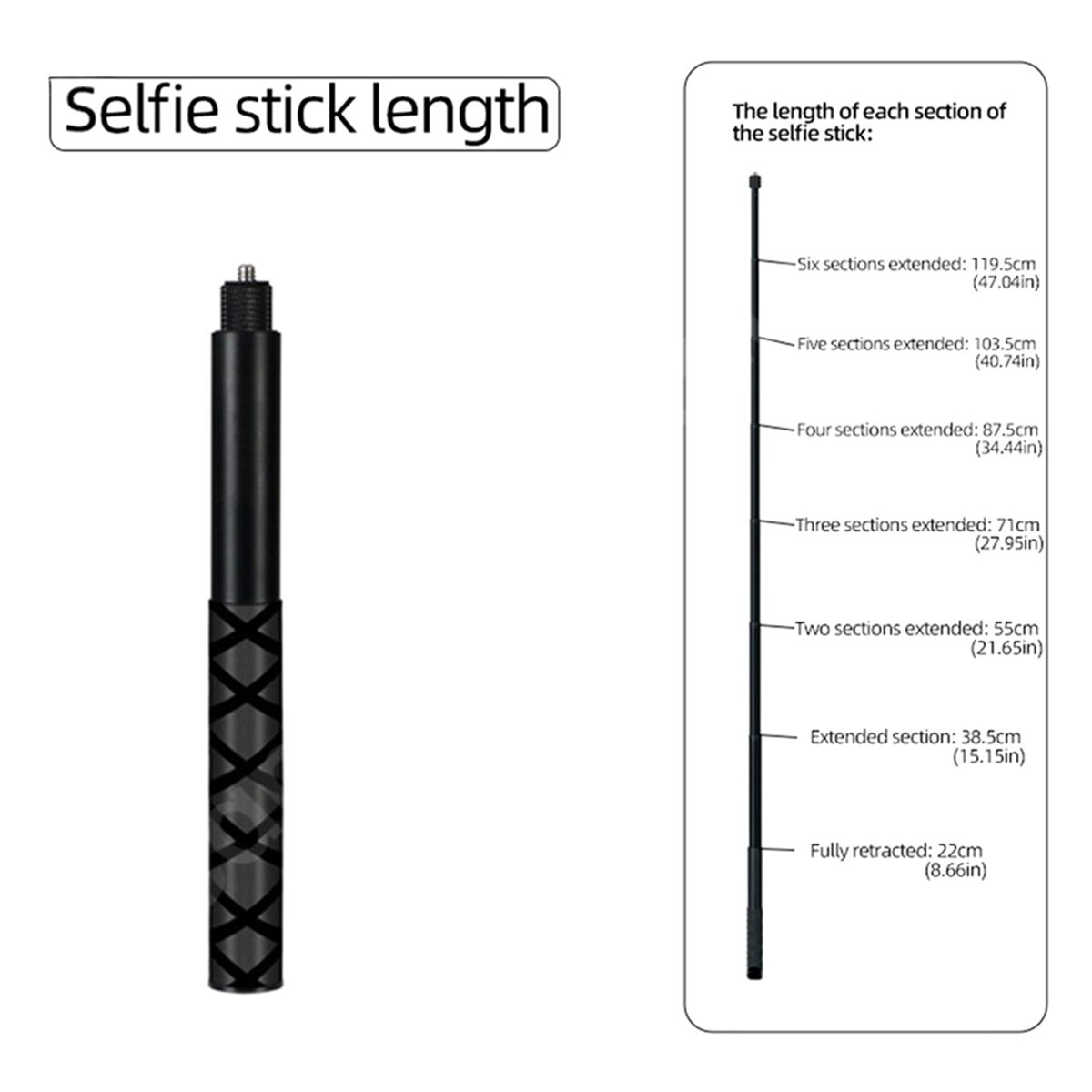 Selfie Stick Tripod - N05R Rotary Handle Desktop Tripod Stand
