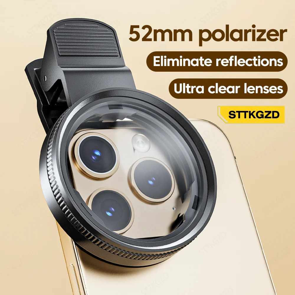 Phone Accessories Items - New 52mm CPL Mobile Phone Lens