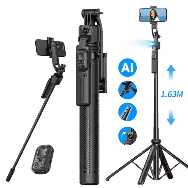 C17 Foldable AI Face Tracking  - Selfie Stick Tripod ulasan dan harga