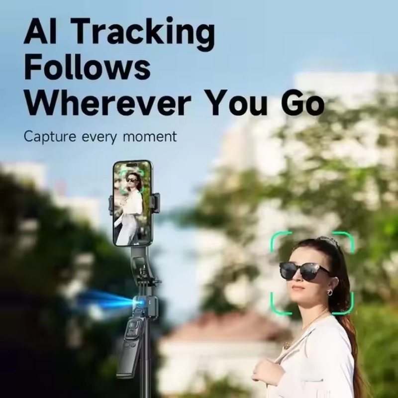 C17 Foldable AI Face Tracking  - Selfie Stick Tripod ulasan dan harga