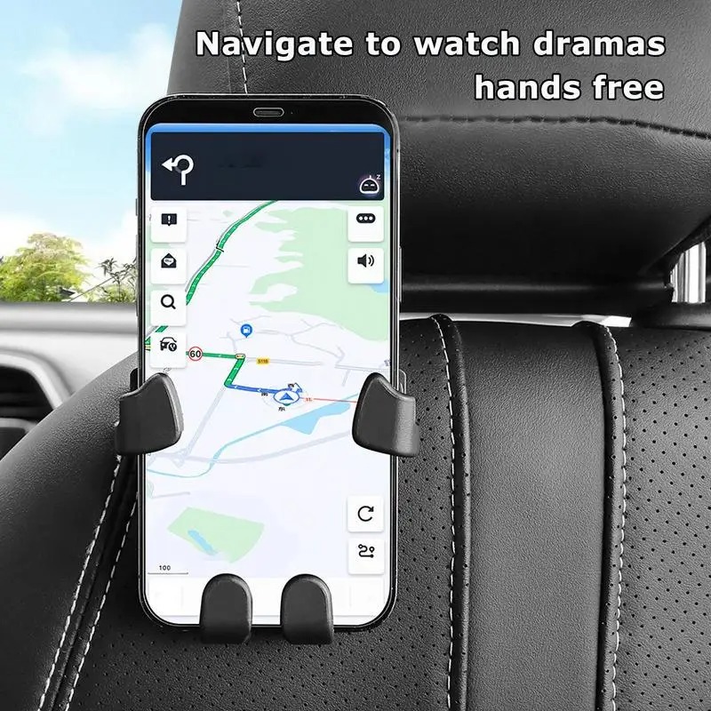 2PCS Car Headrest Hook With Ph - Phone Accessories Rack ulasan dan harga