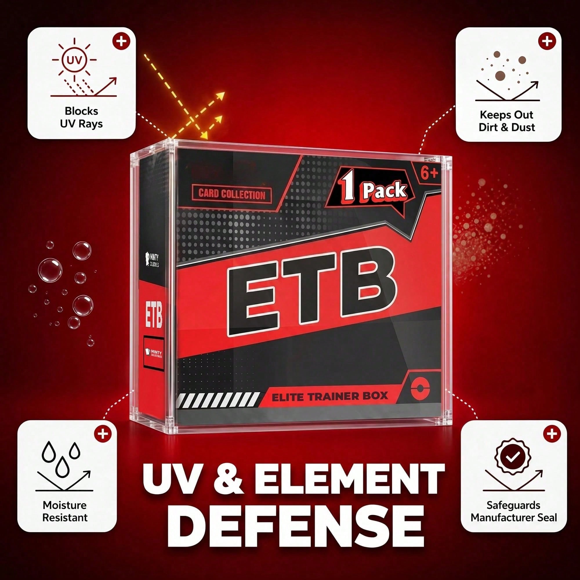 ETB Clear Magnetic Acrylic Dis - Phone Accessories On Top ulasan dan harga
