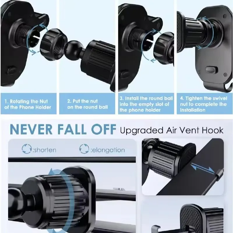 Car Phone Holder Car Air Vent  - Phone Accessories Holder Car ulasan dan harga