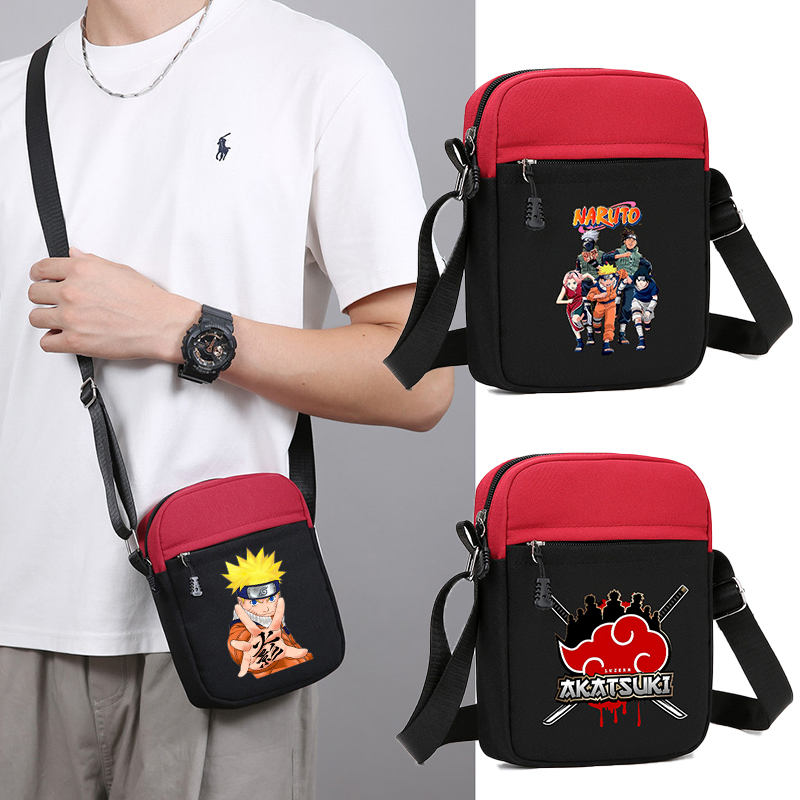 Naruto Boy Canvas Bag Anime Ch - Phone Accessories For Boys ulasan dan harga