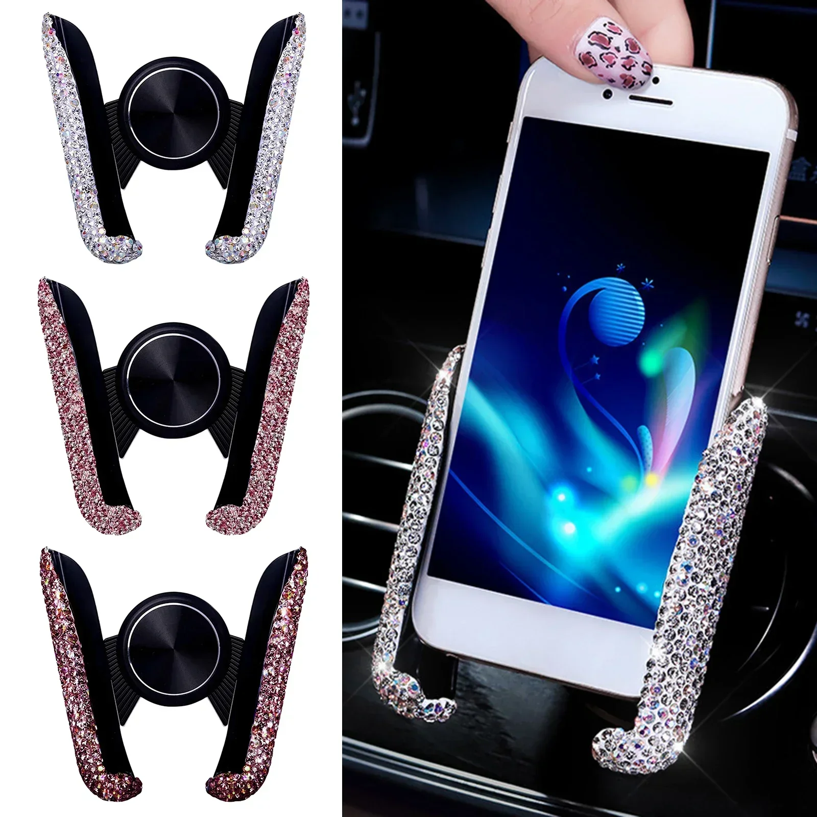 NEW Car Phone Holder Diamond C - Phone Accessories For Your Car ulasan dan harga