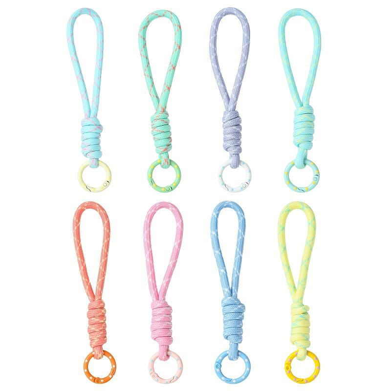 2~5pcs Colorful Braided Keycha - Phone Accessories For Your Car ulasan dan harga