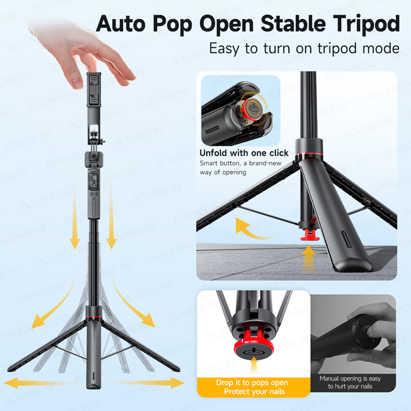 TT07 AI Face Tracking Gimbal 6 - Selfie Stick Tripod ulasan dan harga