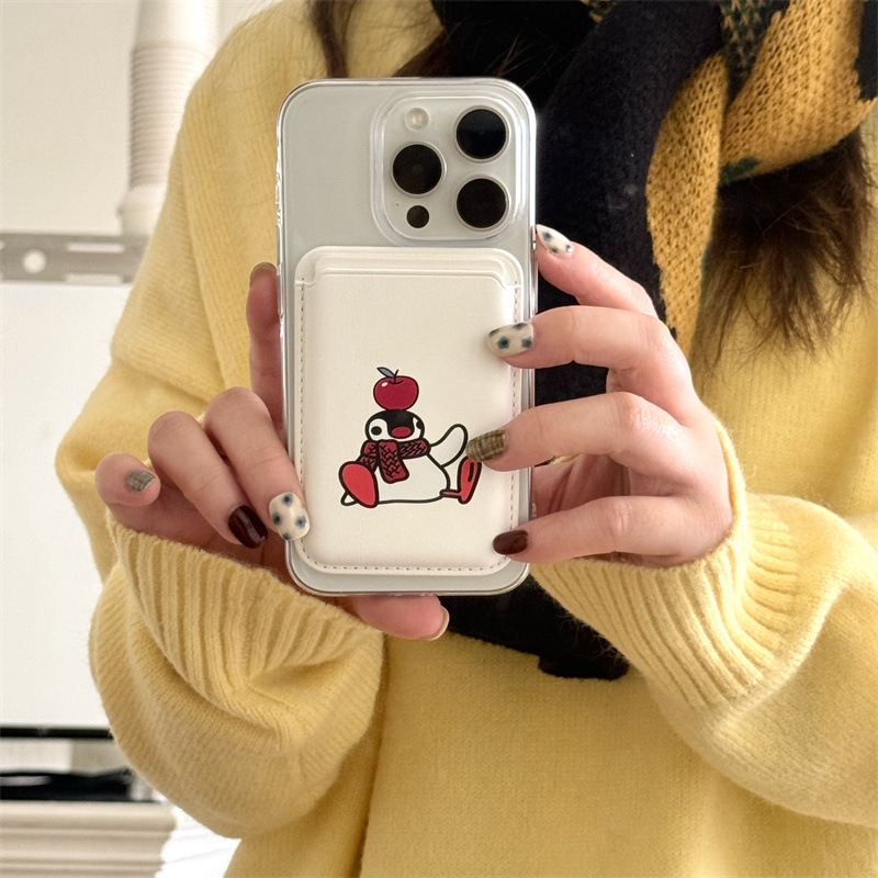 Cute Cartoon PU Leather Magnet - Phone Accessories Cute ulasan dan harga