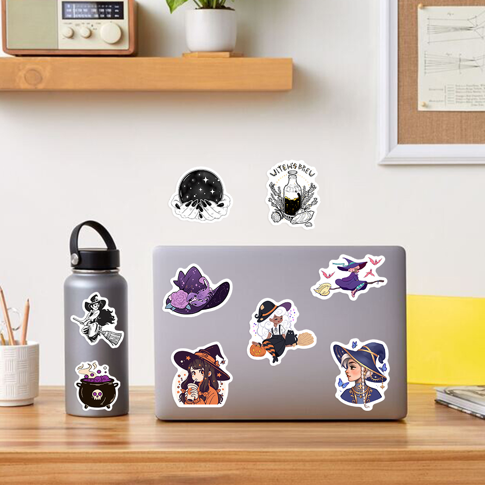 Gothic Witch Stickers DIY Kids - Phone Accessories For Your Car ulasan dan harga