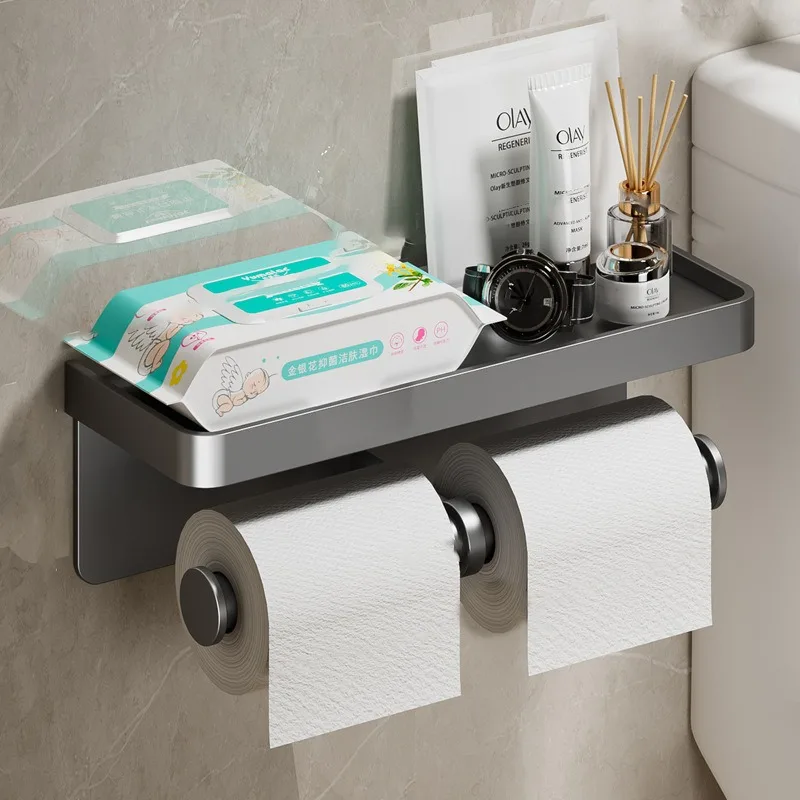 Household Washroom Wall Mount  - Phone Accessories Rack ulasan dan harga