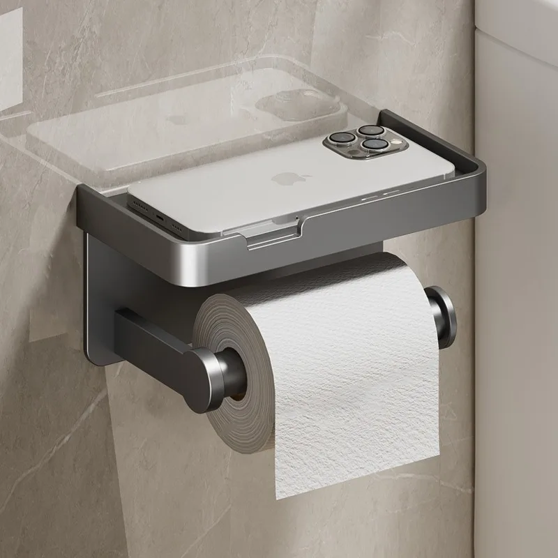 Household Washroom Wall Mount  - Phone Accessories Rack ulasan dan harga
