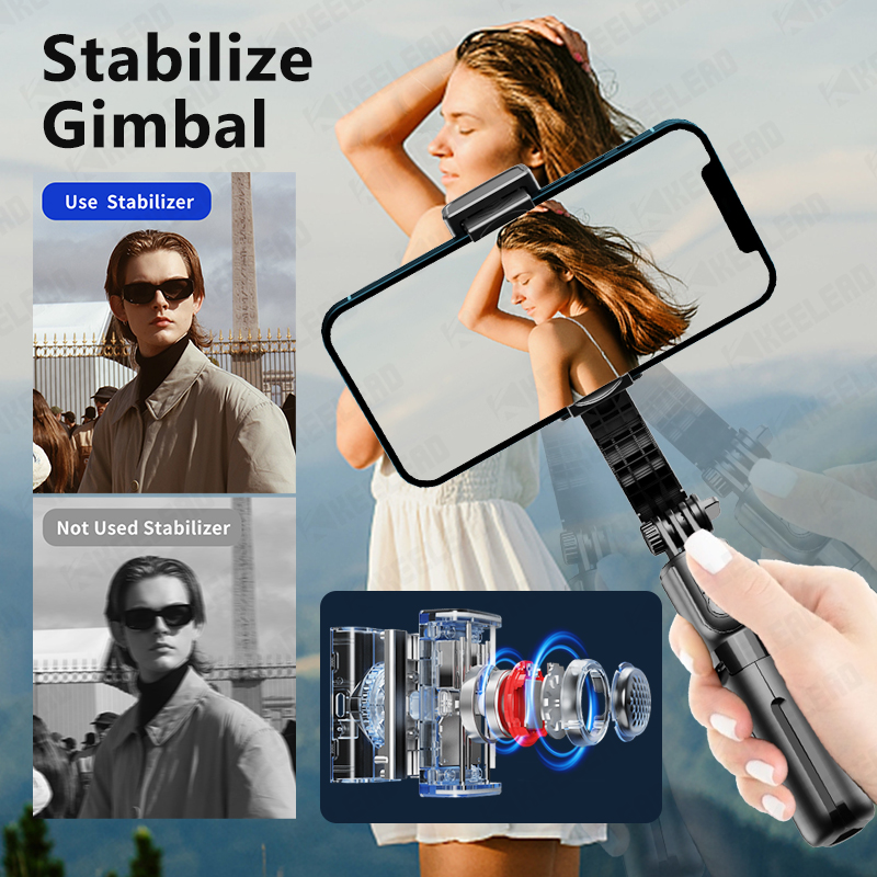 TOKQI Gimbal Stabilizer Anti-S - Selfie Stick Tripod ulasan dan harga