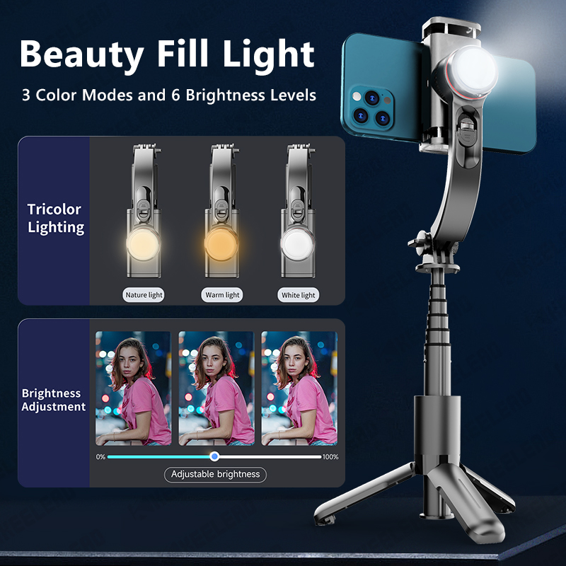 TOKQI Gimbal Stabilizer Anti-S - Selfie Stick Tripod ulasan dan harga