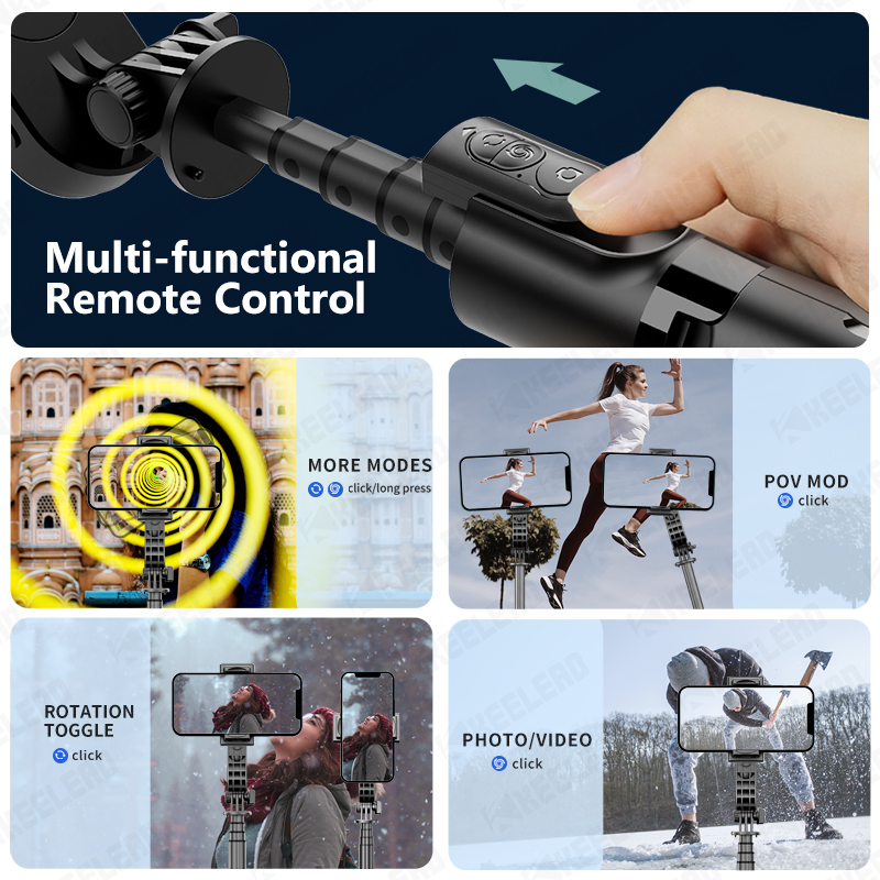TOKQI Gimbal Stabilizer Anti-S - Selfie Stick Tripod ulasan dan harga