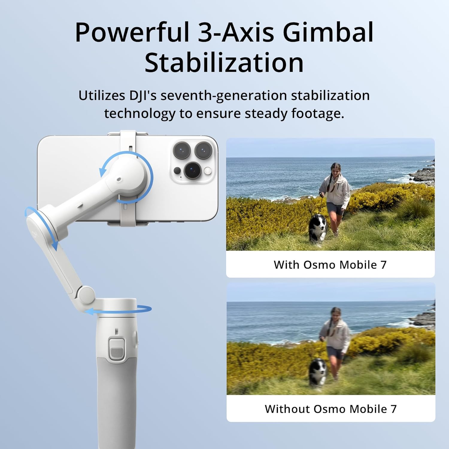 DJI Osmo Mobile 7 Gimbal Stabi - Selfie Stick Tripod ulasan dan harga