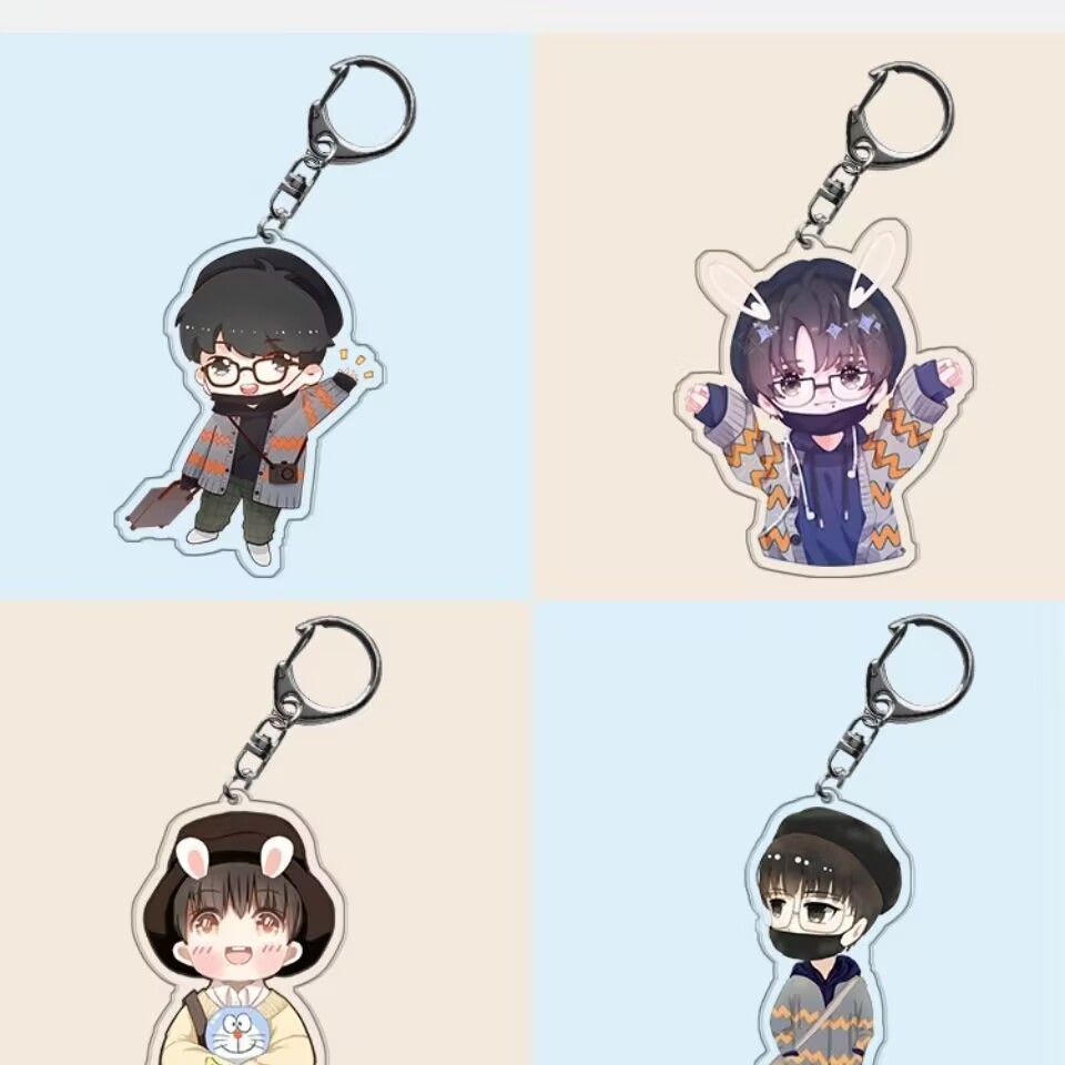 Xiao Zhan cartoon anime keycha - Phone Accessories In China ulasan dan harga