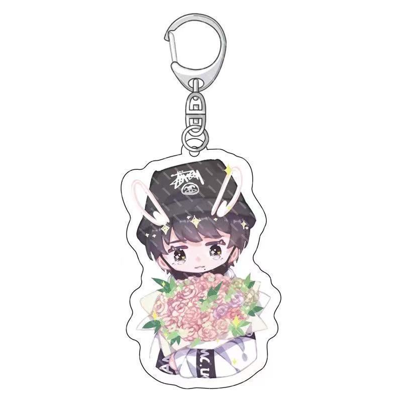 Xiao Zhan cartoon anime keycha - Phone Accessories In China ulasan dan harga