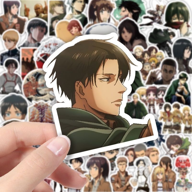 60Pcs Attack on Titan Anime St - Phone Accessories Cute ulasan dan harga