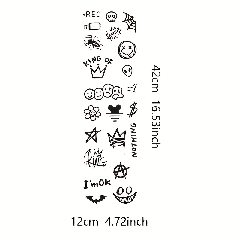 1set graffiti animation simple - Phone Accessories Rack ulasan dan harga