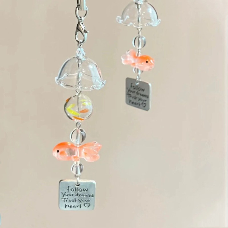 Goldfish Wind Chimes Dream Bea - Phone Accessories For Your Car ulasan dan harga