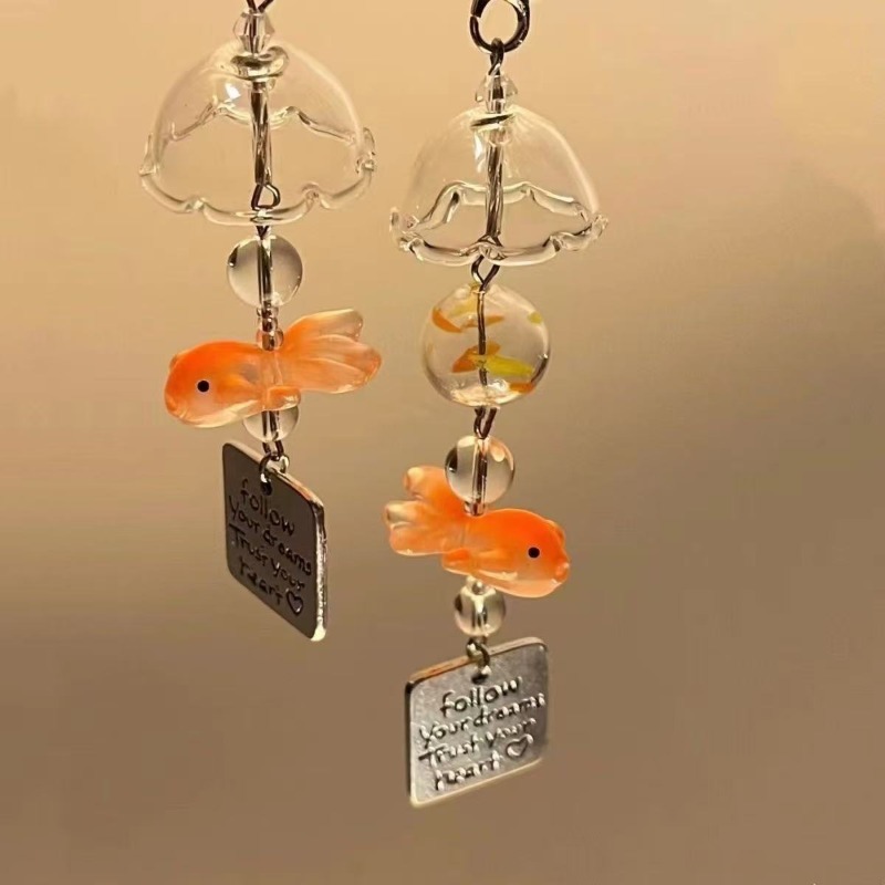Goldfish Wind Chimes Dream Bea - Phone Accessories For Your Car ulasan dan harga