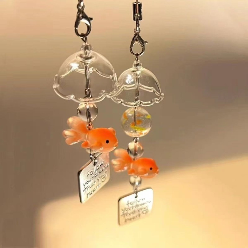 Goldfish Wind Chimes Dream Bea - Phone Accessories For Your Car ulasan dan harga