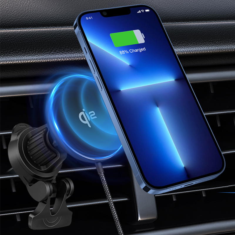 Qi 2 Car Holder 15W Wireless C - Qi2 Phone Accessories ulasan dan harga