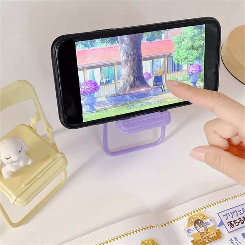 Cute Chair Phone Holder Stand  - Phone Accessories Cute ulasan dan harga