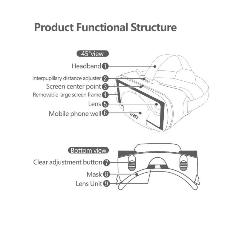 VRG Pro Virtual Reality VR Gla - Gaming Controller Phone ulasan dan harga