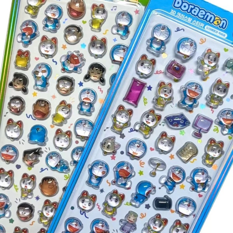 Doraemon Crystal Sticker Anime - Phone Accessories In China ulasan dan harga