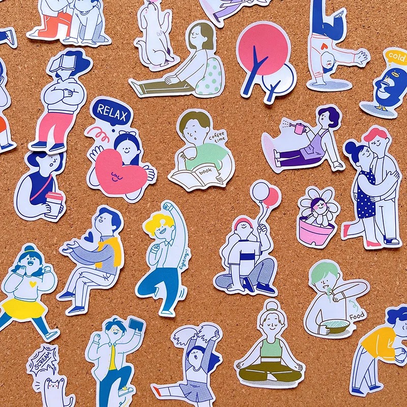Stickers 42pcs Character Hand  - Phone Accessories For Boys ulasan dan harga