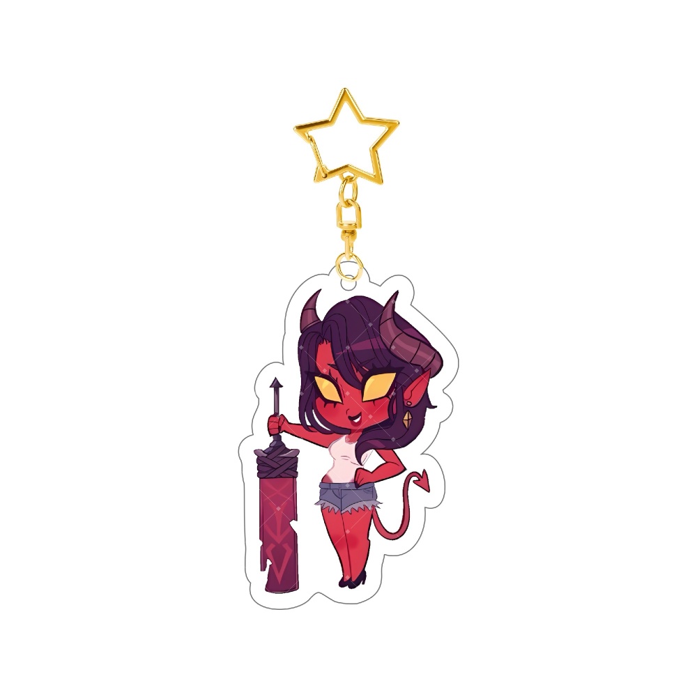 6cm Acrylic Key Chain Dispatch - Z Phone Accessories ulasan dan harga