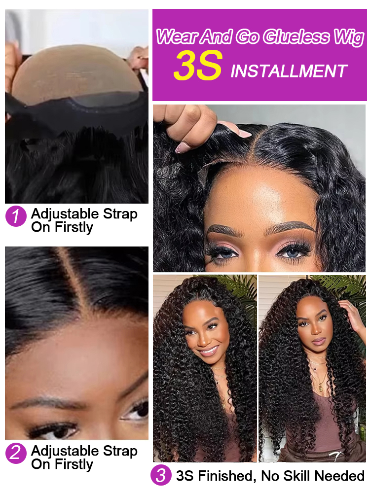 Deep Water Wave Wigs 13x4 HD T - Phone Accessories On Top ulasan dan harga