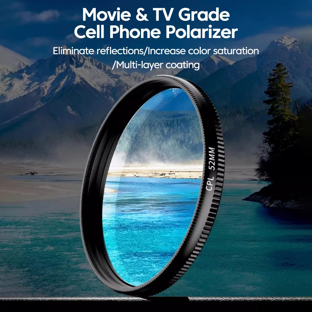 New 52mm CPL Mobile Phone Lens - Phone Accessories Items ulasan dan harga