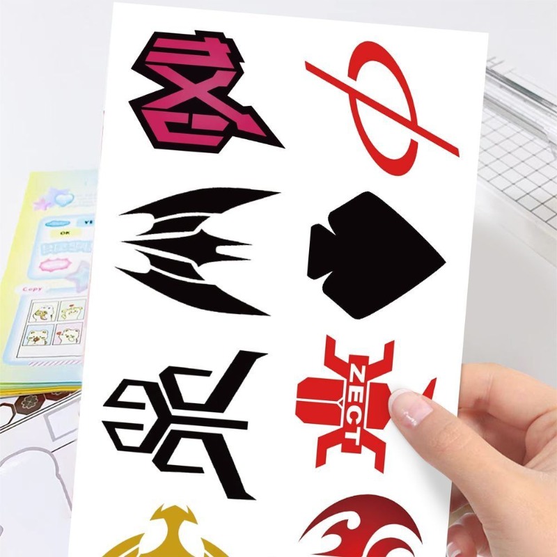 60 Sheets Kamen Rider Logo Sti - Phone Accessories Items ulasan dan harga