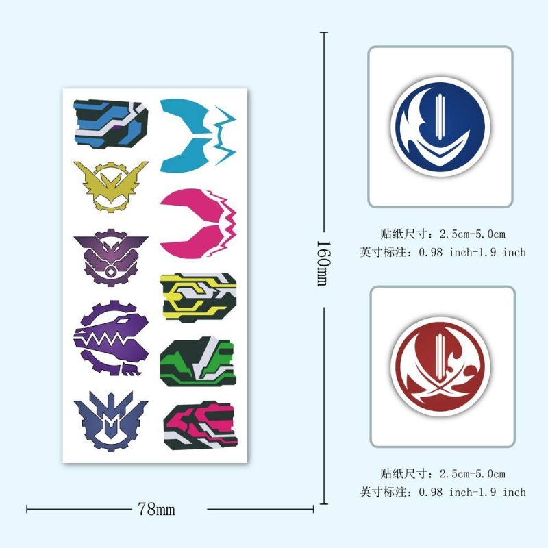 60 Sheets Kamen Rider Logo Sti - Phone Accessories Items ulasan dan harga