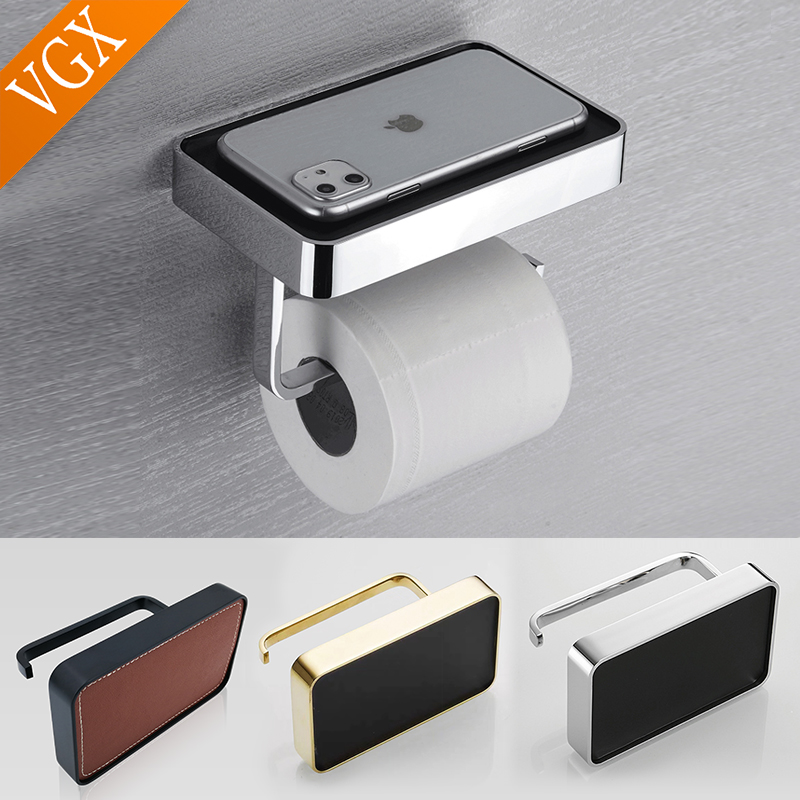 VGX Luxury Toilet Paper Holder - Phone Accessories Rack ulasan dan harga