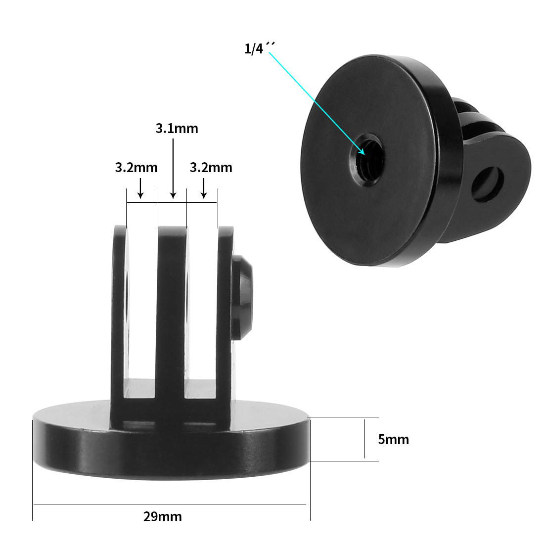 For Gopro Tripod Mount Adapter - Selfie Stick Tripod ulasan dan harga
